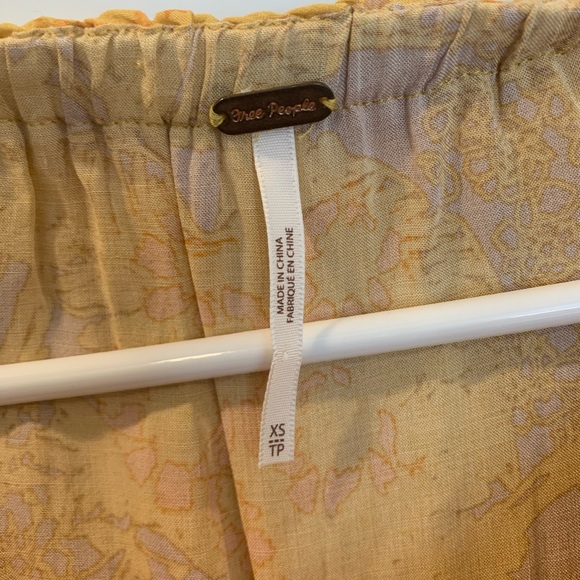 Free People Rays of Gold Strapless Jumpsuit XS - Picture 6 of 10